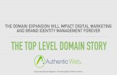 The New Top Level Domain Story