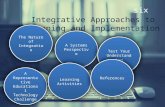 six Integrative Approaches to  Planning and Implementation