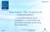IWMW 2004: Taxonomy: The Science Of Classification (B3)