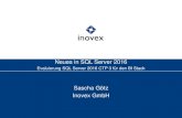 Neues in SQL Server 2016 – Evaluierung SQL Server 2016 CTP 3 für den BI Stack