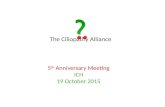 Ciliopathy Alliance 5th Anniversary Meeting 19 Oct 2015 - Tess Harris