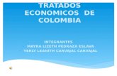 Tratados economicos  de colombia