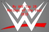 My WWE Top 20 Matches of the Year 2015