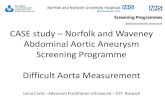 CASE study - Norfolk and Waveney AAA Screening programme