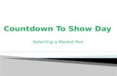 Countdown to show day market birds