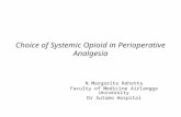 dr. Nency - chice of opiod in perioperative analgesia, 2012 Mks