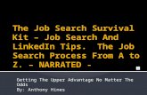 Job Search Survival Kit -- Job Search Process From A To Z. -- WITH NARRATION --