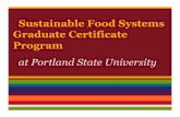 Food systems certificate presentation