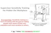 Supervisor sensitivity training