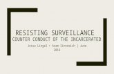 ICA 2016: Resisting Surveillance: Counter Conduct of the Incarcerated