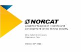 Leading Practices in Training and Development for the Mining Industry