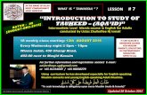 Slideshare (lesson#7)tauheed-course-(batch#5-aug-dec-2015)-tawassul-(28-oct-2015)