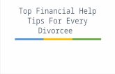 Top Financial Help Tips For Every Divorcee