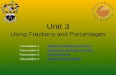 Math unit3 using fractions and percentages