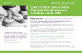 Deckers Brands Wows Customers Online and Off