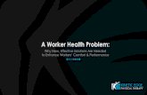 Spi nning the worker health problem (pt 3)