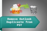 Remove Outlook Duplicates Data