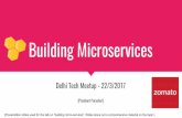 Building microservices