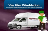 Van hire wimbledon