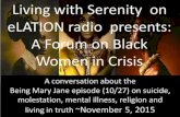 Black Women in Crisis~  DISCUSSION GROUP QUESTIONS