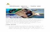 Adventure sports - India and Abroad