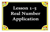 M8 acc lesson 1 5 real number application ss