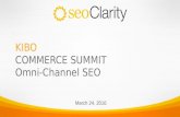 OMNI-Channel Commerce SEO Best Practices