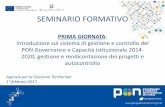 Seminario formativo per i beneficiari del PON Governance 2014 2020 - prima giornata - 1 febbraio 2017