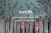How to become Data Driven for startups - keboola