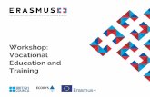 Vocational education and training workshop - Erasmus+ UK Annual Conference 2015