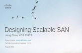 Designing Scalable SAN using MDS 9396S