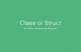 Class vs struct for Swift