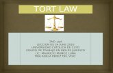 TORT LAW. Last Lesson