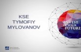 Presentation by Tymofiy Mylovanov, KSE President