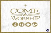 COME TO WORSHIP - 4 - BOW- YOUR - KNEES - PTR - VETTY GUTIERREZ -4PM -  AFTERNOON SERVICE