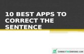 10 Best Apps to Correct the Sentence