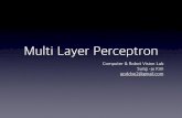 Multi Layer Perceptron & Back Propagation