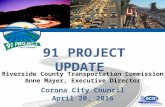 April 20, 2016 City Council 91 Project Update
