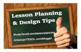 Lesson Design Tips & Resources for ELT