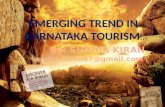 Emerging trend in karnataka tourism by SUDHIR KIRAN