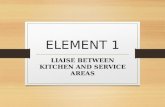 Lesson 1.2- Liaise with kitchen and service areas