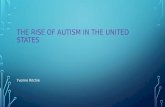 The Rise of Autism in the United States ppt