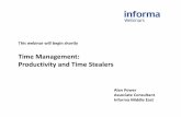 Time Management: Productivity and Time Stealers