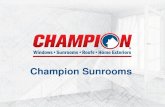 Premium Home Sunrooms from Champion