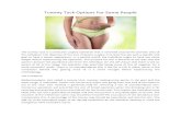 Tummy tuck options for some people