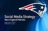 Social media strategy- New England Patriots
