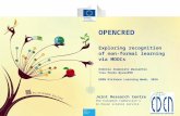 European Distance Learning Week: The OpenCred Report: exploring recognition of non-formal learning in MOOCs