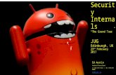 Android Security Presentation @ JUG (NCR) 02-22-2017