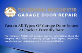 Fasten all types of garage door issues at pocket friendly rate