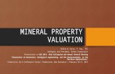 Mineral property valuation ags 2017 11feb17